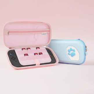 Portable Cat Paw Travel Case for Nintendo Switch 2