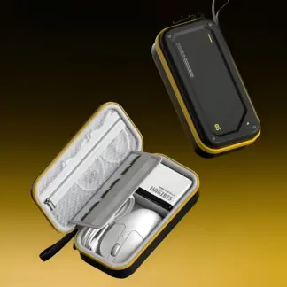 Electronic Accessories Organizer Travel Case | Hard Shell PU Carrying Pouch