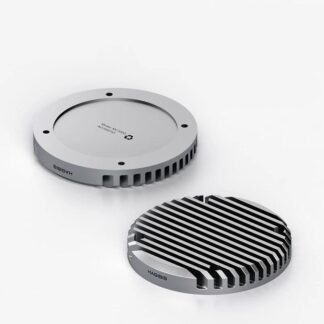 MagSafe-Compatible Heat Dissipation Fin Cover for MC100 M.2 2230 NVMe SSD Enclosure