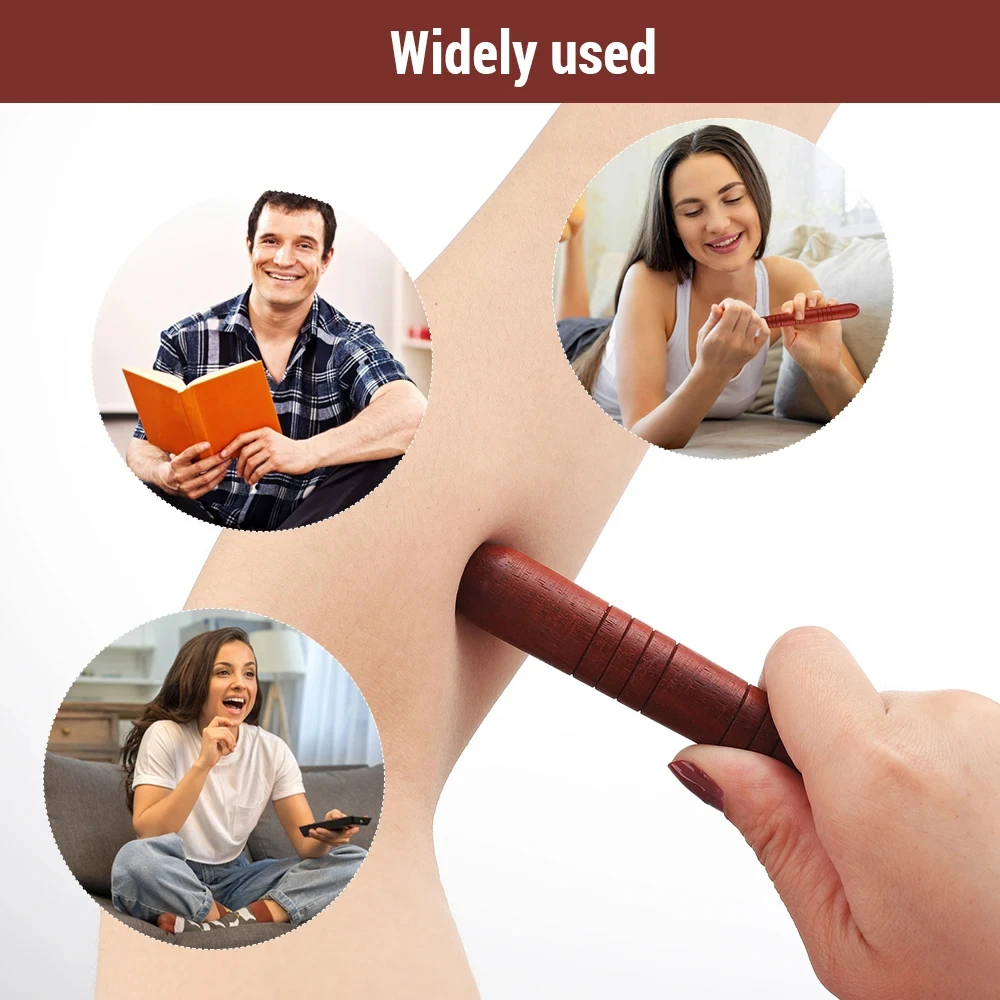 Wooden Thai Massage Stick – Handheld Acupoint & Meridian Therapy Tool - Image 4