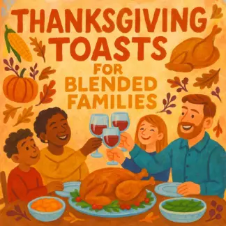 Thanksgiving Toasts for Blended Families | Ebook Guide with Thanksgiving Toast Ideas for Blended Families