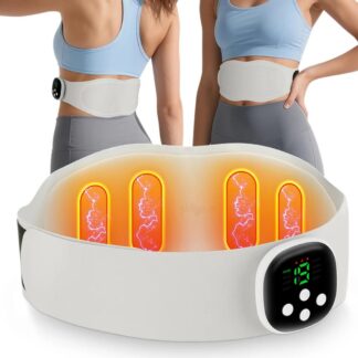 Electric Heating Waist Massager Belt with EMS & 8 Massage Modes