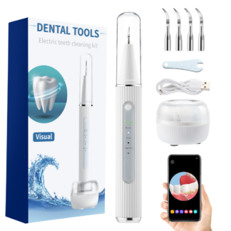 Visual Ultrasonic Teeth Cleaner with Camera & 3 Modes LED Whitening Scaler