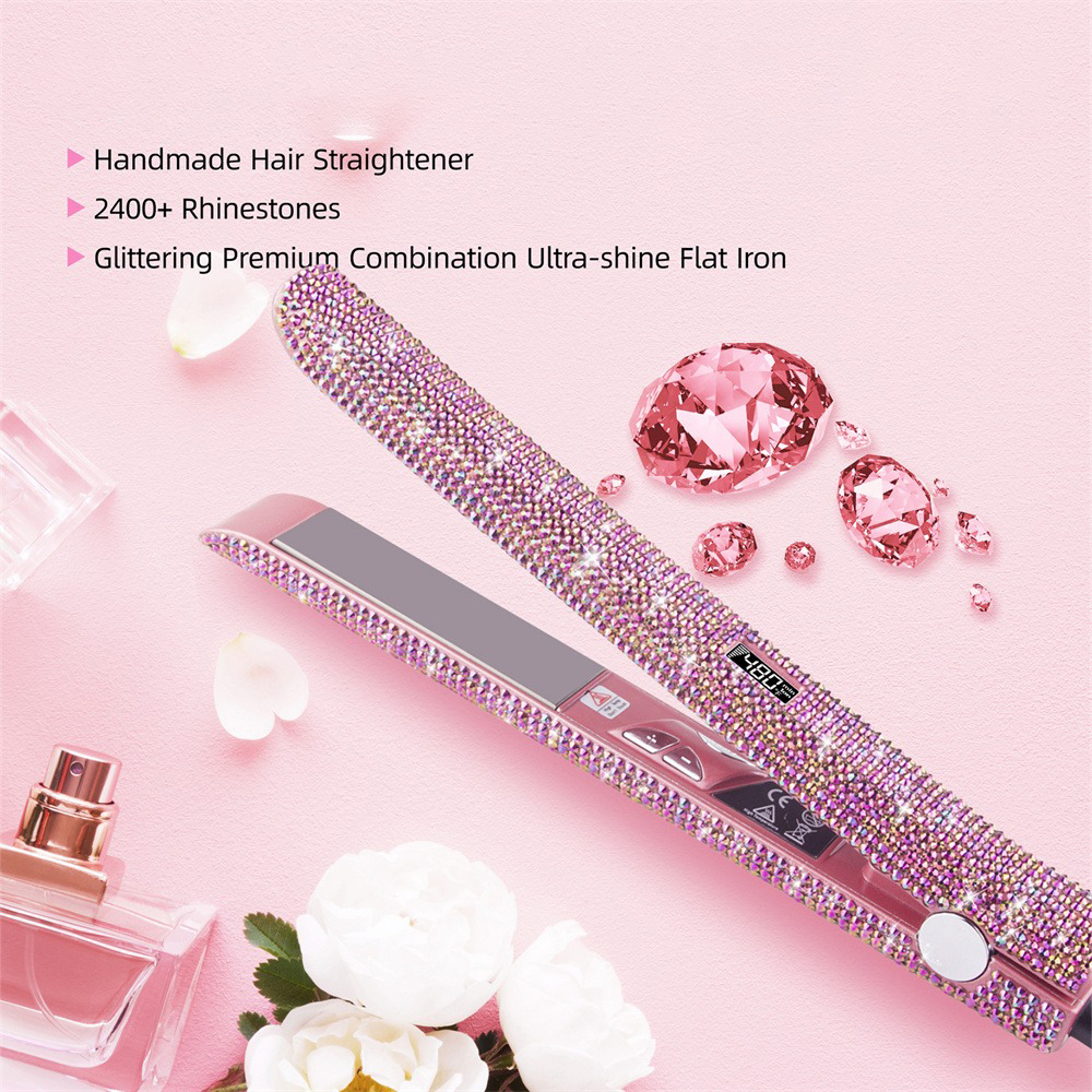 Luxury Rhinestone Hair Straightener - Image 6