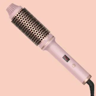 Heated Round Brush 1.5 Inch Ceramic Curling Iron Volumizing Hair Brush