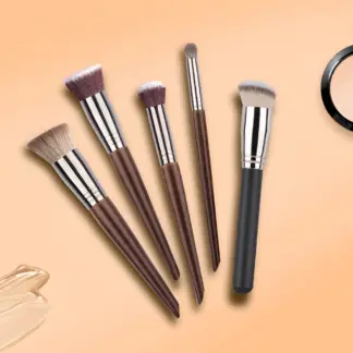 Premium Foundation & Concealer Brush Set – 3PCS High-Quality Synthetic Makeup Brushes